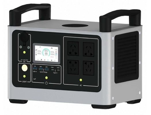 2000W 110V/220V καθαρός ημιτόνου κυμάτων υπαίθριος δύναμης σταθμός LiFePO4 ηλιακής ενέργειας τράπεζας φορητός