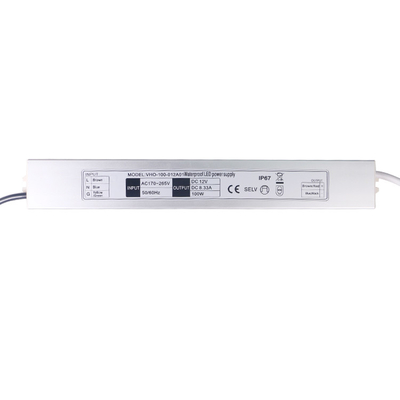 Ip67 Αδιάβροχο τροφοδοτικό LED 12V 100W Led Driver για εξωτερικό φως