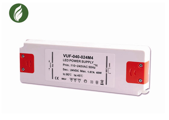 Αντιδιαβρωτικό πλαστικό οδηγών 40W 24V των εσωτερικών οδηγήσεων φωτισμού εξαιρετικά λεπτών