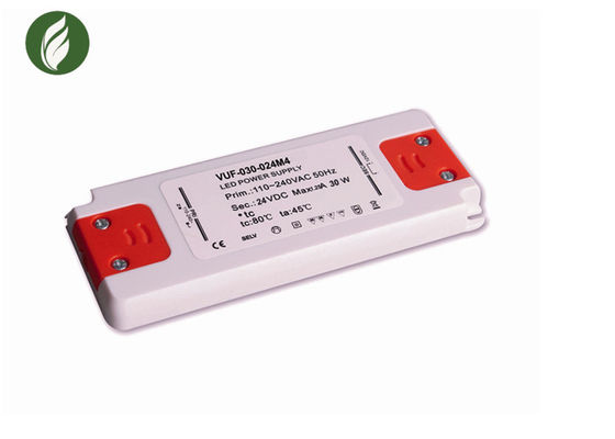 εναλλασσόμενο ρεύμα 110V 240V οδηγών των λεπτών οδηγήσεων 30W 1.25A εξαιρετικά στο συνεχές ρεύμα 24V για τα φω'τα γραφείου