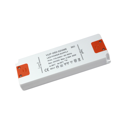 Πλαστική υπόθεση IP20 οδηγών 24V 50W των εσωτερικών ελαφριών σταθερών οδηγήσεων τάσης