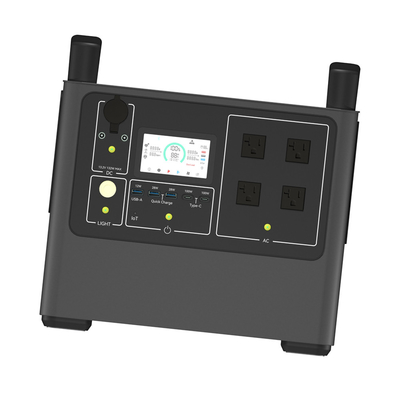 2000w 110V/220V καθαρός ημιτόνου κυμάτων LiFePO4 σταθμός παραγωγής ηλεκτρικού ρεύματος μπαταριών φορητός