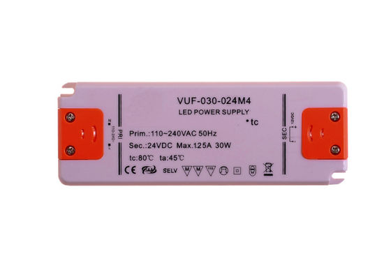 εναλλασσόμενο ρεύμα 110V 240V οδηγών των λεπτών οδηγήσεων 30W 1.25A εξαιρετικά στο συνεχές ρεύμα 24V για τα φω'τα γραφείου