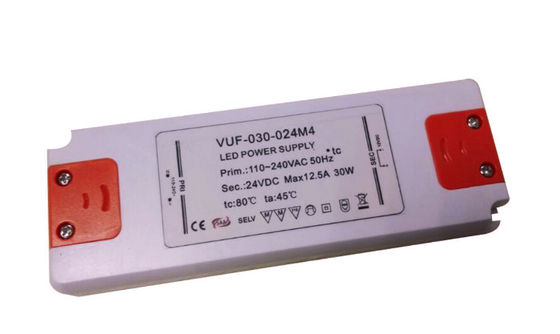 εναλλασσόμενο ρεύμα 110V 240V οδηγών των λεπτών οδηγήσεων 30W 1.25A εξαιρετικά στο συνεχές ρεύμα 24V για τα φω'τα γραφείου