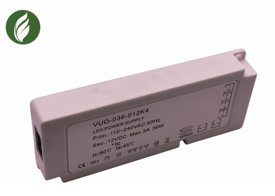 Ελαφρύ λεπτό 240V στον οδηγό των οδηγήσεων 12V, 36W 12V κάτω από το μετασχηματιστή φωτισμού γραφείου