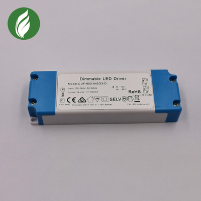 600mA IP20  οδηγός 24 βολτ οδηγήσεων Dimmable υπερβολικά ελαφρύς για το γραμμικό φως